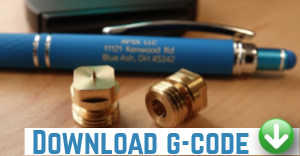 Download the sample g-code for the APSX-NANO