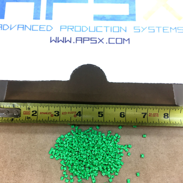 Picture of POLYPROPYLENE (PP) GREEN PELLETS (2 LBS)