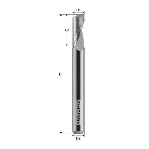 DATRON Single Flute End Mill 6mm