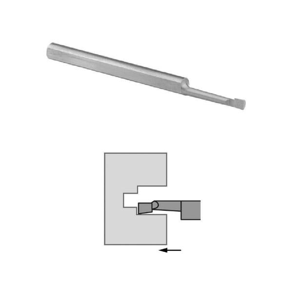 Solid carbide ID boring tool for APSX-NANO.| APSX Machines