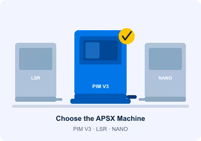 Choose APSX Machine